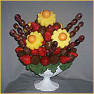 Decadent Party w/Chocolate Dipped Strawberries & Pineapple Daisies