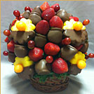 Chocolate Dipped Berries & Daisies