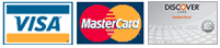 Visa, Mastercard, Discover