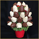 Bouquet of Berries in White & Milk Chocolate