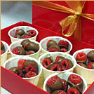 Milk Chocolate Dipped Raspberries